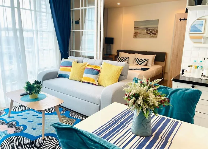Summer Huahin712,Side Sea View,Near Beach&Cicada,Beautiful Swimming Pool
